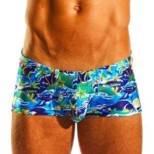 Cocksox Enhancer Swim Trunk, Paradise Palms - CX08PR